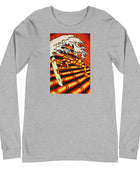 Surfer in Red and Yellow. Long Sleeve Tee