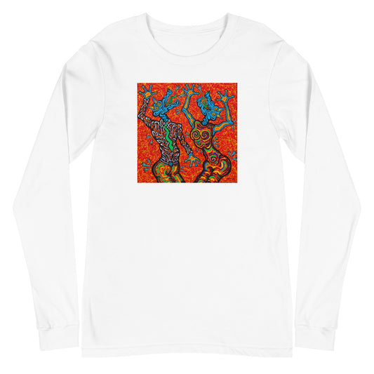 Dancing Dogs 5, Unisex Long Sleeve Tee