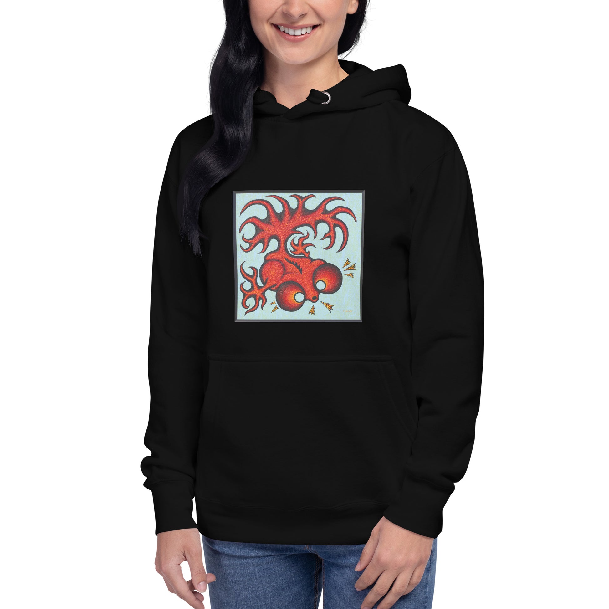 Red Fish. Unisex Hoodie