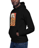 Surfer in Red and Yellow. Unisex Hoodie