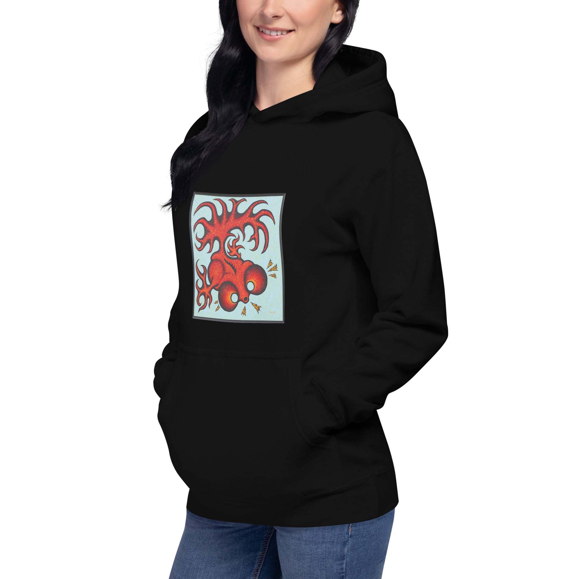 Red Fish. Unisex Hoodie