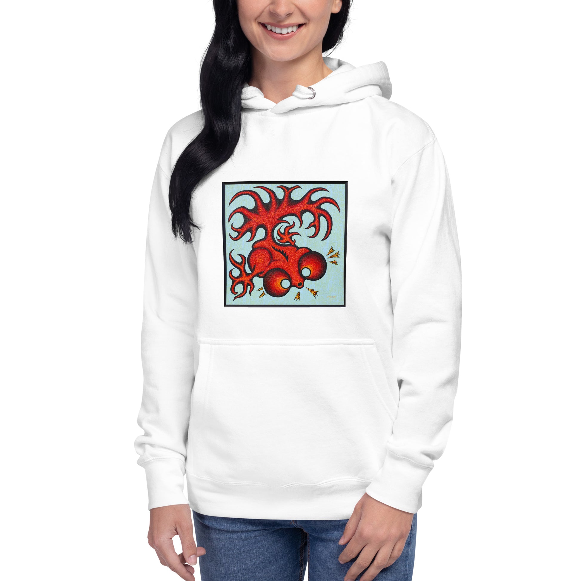 Red Fish. Unisex Hoodie