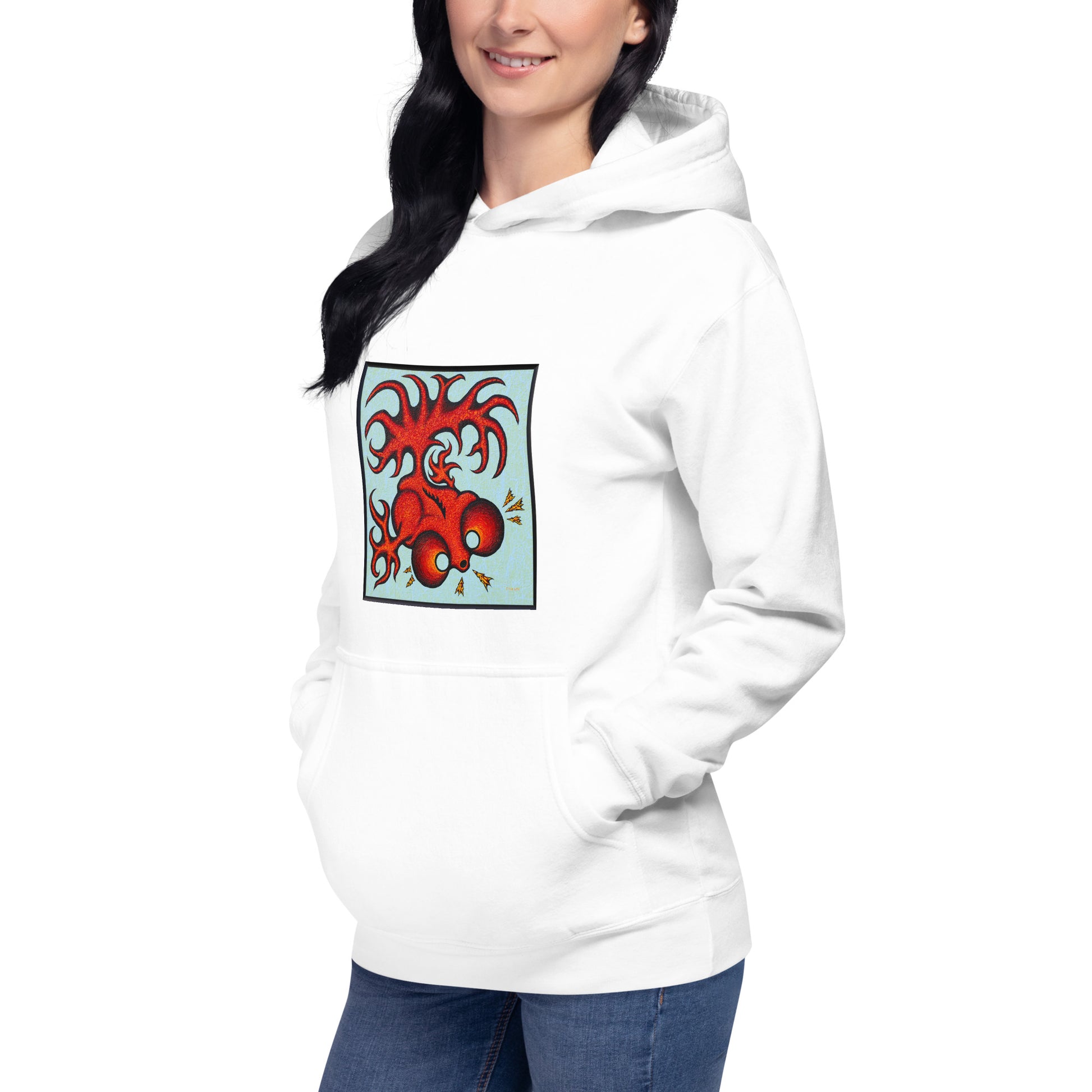 Red Fish. Unisex Hoodie