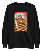 Surfer in Red and Yellow. Unisex Premium Sweatshirt