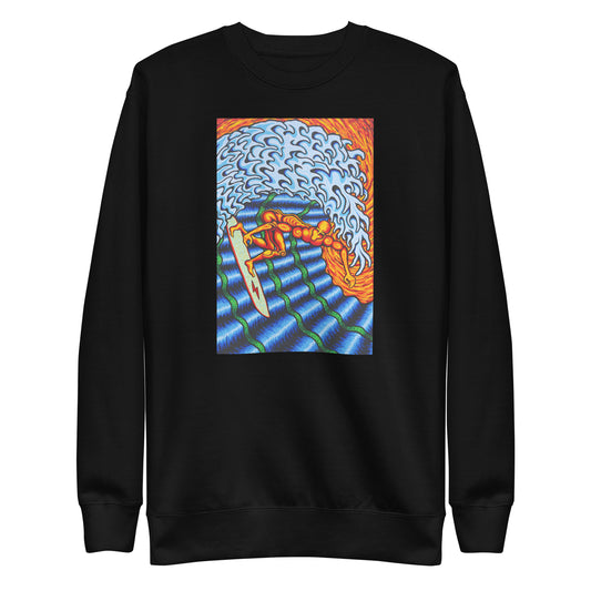 Surfer 6. Unisex Premium Sweatshirt