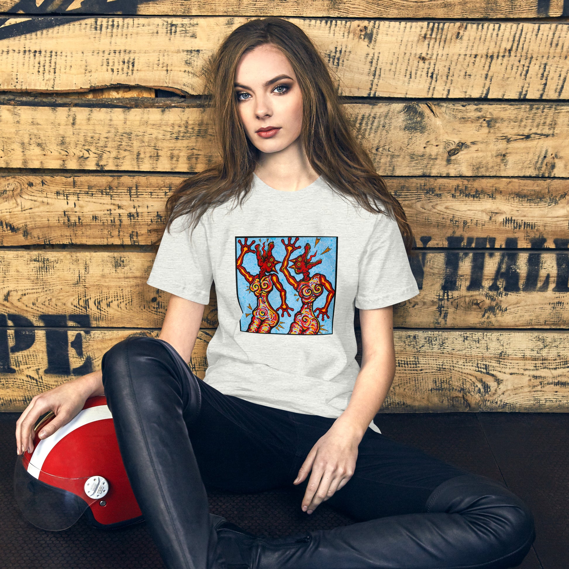 Dancing Dogz 3. Unisex t-shirt