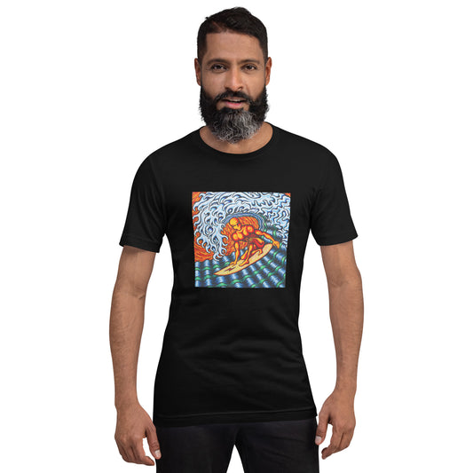 Tubed Surfer. Unisex t-shirt