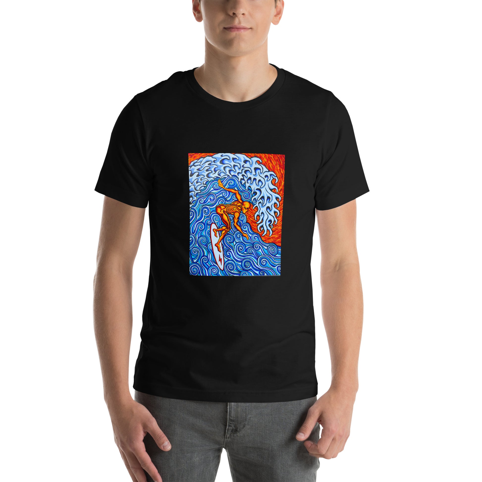 Liquid Surfer. Unisex t-shirt